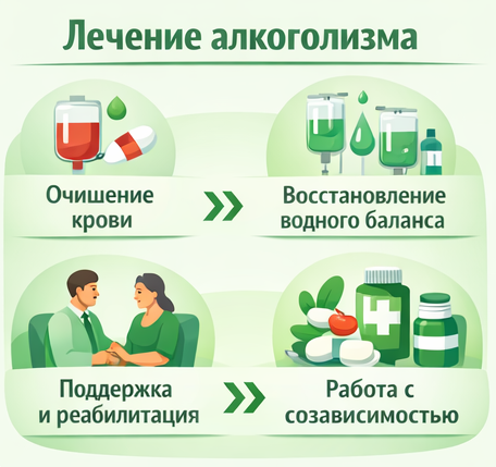 лечение алкоголизма в Иркутске этапы